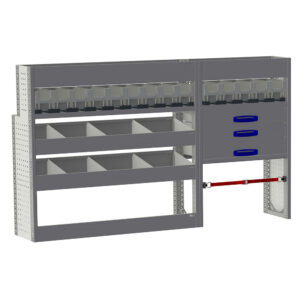 Basis inrichting "04" linkerzijde tbv Custom L1H1 kleur grijs/blauw